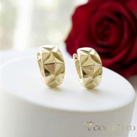 Goldfilled Antiallergische Ohrringe 18 mm 14K Farbe