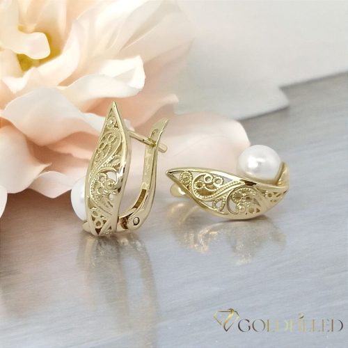 Goldfilled Antiallergische Ohrringe 19mm 14K Farbe
