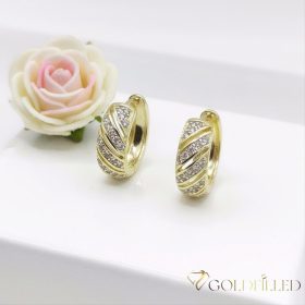 Goldfilled Antiallergische Ohrringe 18 mm 14K Farbe