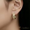 Goldfilled Antiallergische Ohrringe 18 mm 14K Farbe