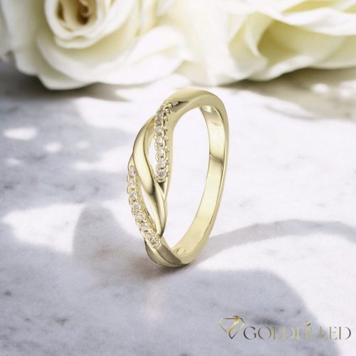 Antiallergischer „Goldfilled”-Ring in verschiedenen Größen, Farbe 14K