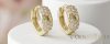 Goldfilled Antiallergische Ohrringe 14 mm 14K Farbe  