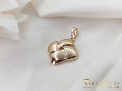 Antiallergischer Goldfilled-Anhänger 25 mm, Farbe 18K