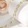 Antiallergenes vergoldetes Armband „Goldfilled“, 19 cm lang und 7 mm Breit, 14K-Farbe