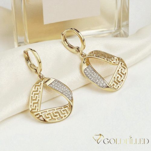 Goldfilled Antiallergische Ohrringe 38mm 14K Farbe