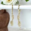 Goldfilled Antiallergene Ohrringe 38mm 14K Farbe	