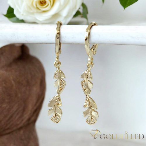 Goldfilled Antiallergene Ohrringe 38mm 14K Farbe	