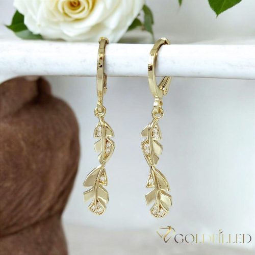Goldfilled Antiallergene Ohrringe 38mm 14K Farbe	