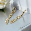 Goldfilled Antiallergene Ohrringe 38mm 14K Farbe	