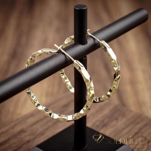 Goldfilled Antiallergene  Creolen 35mm 14K Farbe	