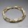Exklusives antiallergenes vergoldetes Armband „Goldfilled“, 21cm lang und 8-9 mm Breite, 14K-Farbe