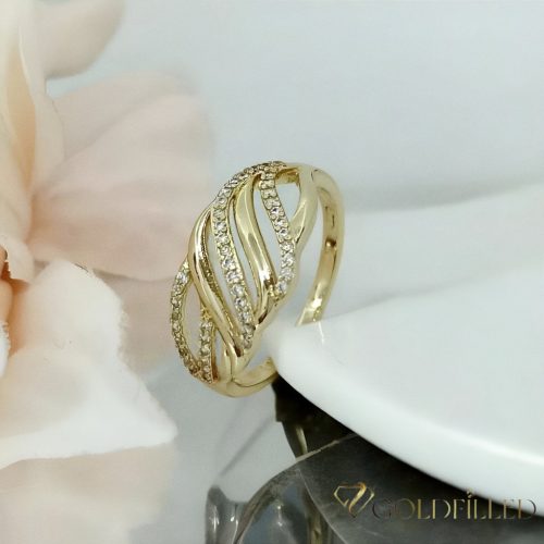 Antiallergischer „Goldfilled”-Ring in verschiedenen Größen, Farbe 14K