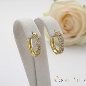 Goldfilled Antiallergische Ohrringe 17 mm 14K Farbe