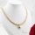 Goldfilled Antiallergisches Luxus Halskette 45cm Lang und 6,2mm Breit Farbe 14K