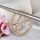 Goldfilled Antiallergene Creolen 40mm 18K Farbe	