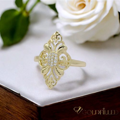 Antiallergischer „Goldfilled”-Ring in verschiedenen Größen, Farbe 14K