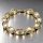 Antiallergisches Goldfilled-Armband 24cm /10mm, farbig (14K) 