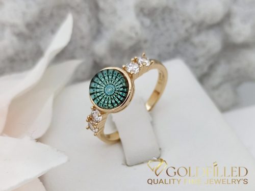 Antiallergischer „Goldfilled”-Ring in verschiedenen Größen, Farbe 18K