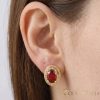 Goldfilled Antiallergische Ohrringe 18 mm 14K Farbe