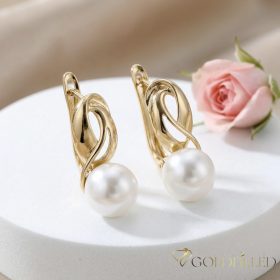 Goldfilled Antiallergische Ohrringe 20mm 18K Farbe