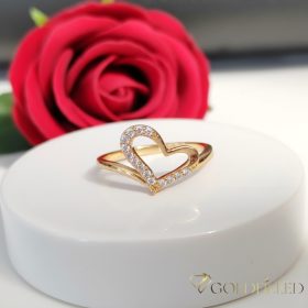  Antiallergischer „Goldfilled”-Ring in verschiedenen Größen, Farbe 18K