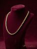 GOLDFILLED Antiallergenes Luxus-Halskette 45cm lang und 5 mm breit 14K Farbe