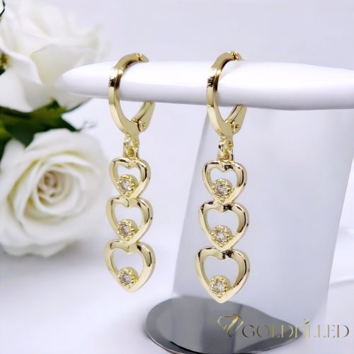 Goldfilled Antiallergene Ohrringe 36mm 14K Farbe	