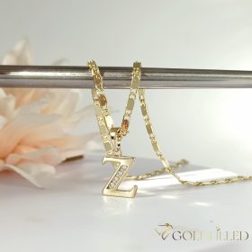   Antiallergene vergoldete Halskette „Goldfilled“, in mehreren Größen  2 mm breit, 14K-Farbe