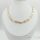 Exklusive antiallergische Goldfilled-Halskette 50cm/7,2mm, mehrfarbig 18K