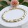 Antiallergenes vergoldetes Armband „Goldfilled“, 19 cm lang und 9 mm Breit, 14K-Farbe