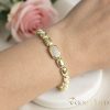 Antiallergenes vergoldetes Armband „Goldfilled“, 19 cm lang und 9 mm Breit, 14K-Farbe