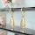 Goldfilled Antiallergische Ohrringe 32mm 14K Farbe	