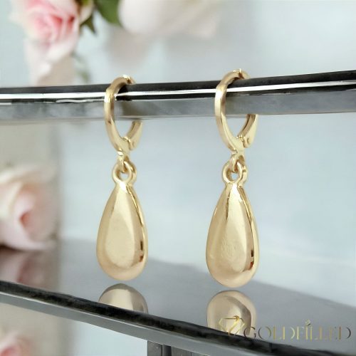 Goldfilled Antiallergische Ohrringe 32mm 14K Farbe	