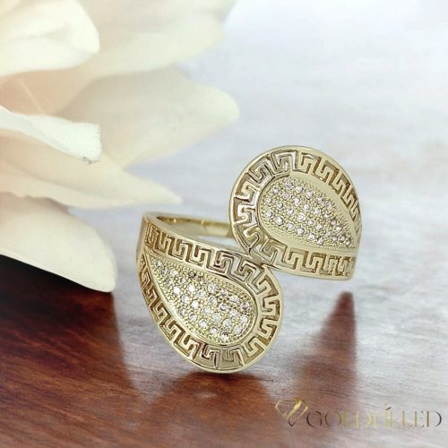 Antiallergischer „Goldfilled”-Ring in verschiedenen Größen, Farbe 14K