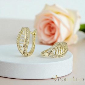 Goldfilled Antiallergische Ohrringe 17mm 14K Farbe