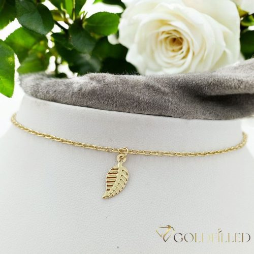 Goldfilled Fußkettchen 27cm/2mm 14K Farbe
