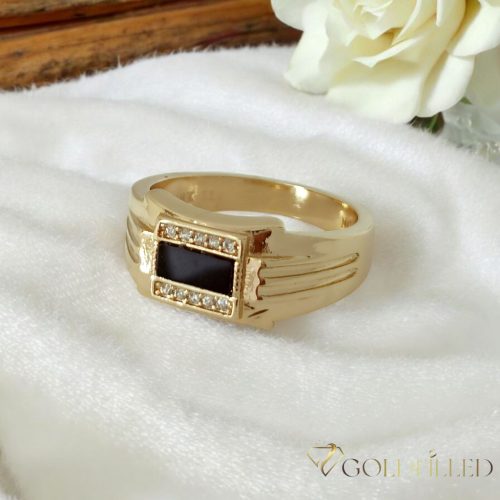 Antiallergischer „Goldfilled”-Ring in verschiedenen Größen, Farbe 14K
