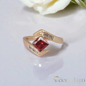   Antiallergischer „Goldfilled”-Ring in verschiedenen Größen, Farbe 18K