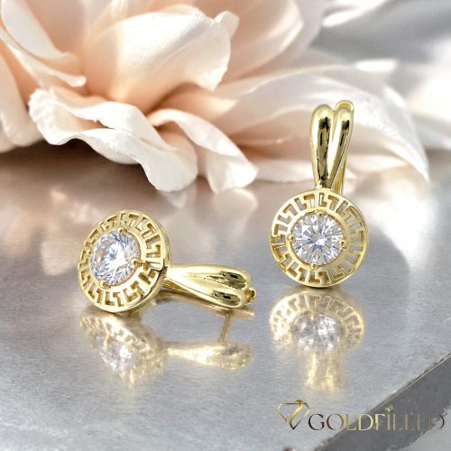 Goldfilled Antiallergische Ohrringe 19mm 14K Farbe