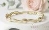 Antiallergenes vergoldetes Armband „Goldfilled“, 17 cm lang und 7 mm Breit, 14K-Farbe