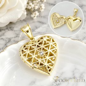 Antiallergische Goldfilled Anhänger 35mm, Farbe 14K