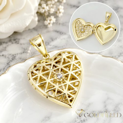 Antiallergische Goldfilled Anhänger 35mm, Farbe 14K
