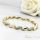 Antiallergenes vergoldetes Armband „Goldfilled“, 19cm lang und 5 mm Breit, 14K-Farbe