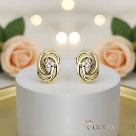Goldfilled Antiallergische Ohrringe 18 mm 14K Farbe