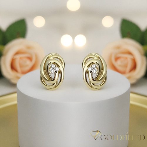 Goldfilled Antiallergische Ohrringe 18 mm 14K Farbe