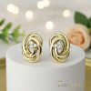 Goldfilled Antiallergische Ohrringe 18 mm 14K Farbe