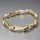 Antiallergisches Goldfilled-Armband 24cm /11mm, mehrfarbig
