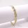 Antiallergenes vergoldetes Armband „Goldfilled“, 19 cm lang und 7 mm Breit, 14K-Farbe