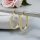 Goldfilled Antiallergene  Creolen 30mm 14K Farbe	