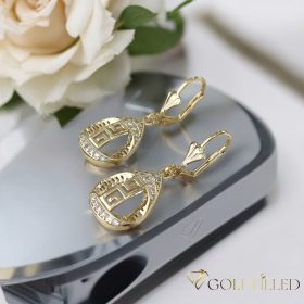 Goldfilled Antiallergene Ohrringe 38mm 14K Farbe	